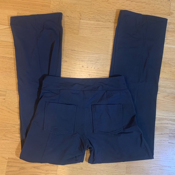 Athleta Flare Leggings Charcoal Gray size Small - Picture 2 of 4